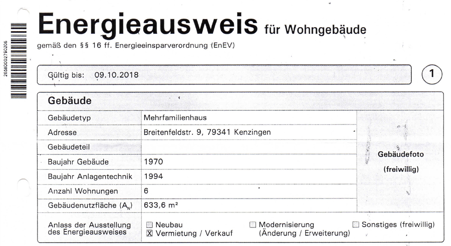 Energieausweis